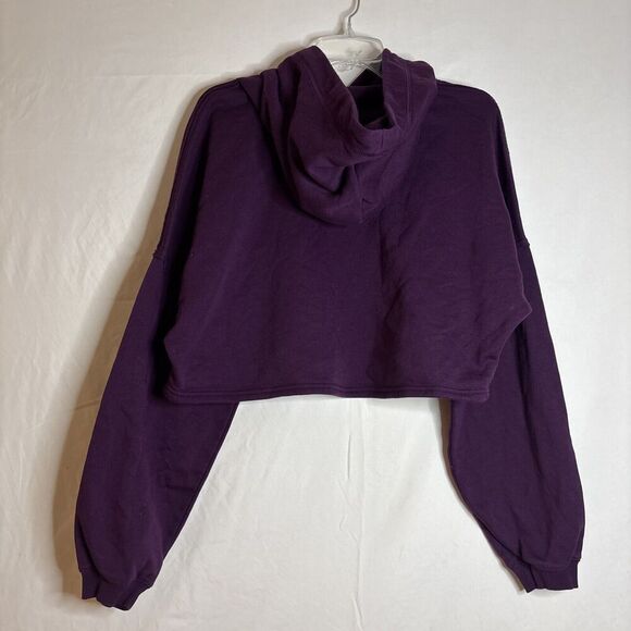 Savage x Fenty Women’s Purple Xssential Cropped Fleece Hoodie Size 1X - Picture 6 of 10